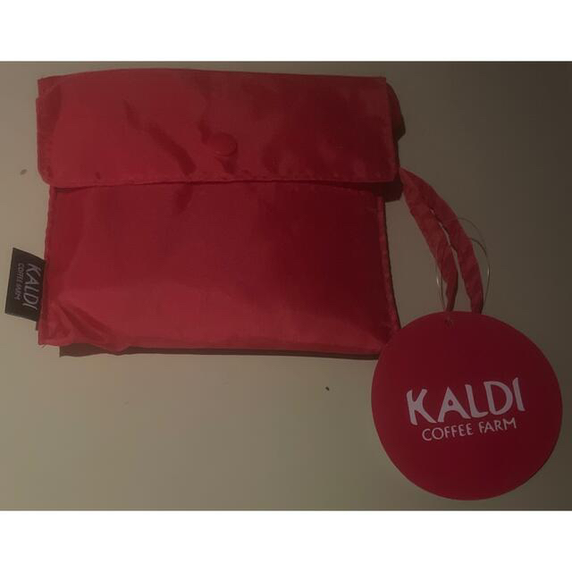 KALDI(カルディ)のKALDI オリジナルエコバッグ　レッド レディースのバッグ(エコバッグ)の商品写真