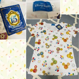 ディズニー(Disney)の未使用！タグ付き！東京ディズニーシー　15周年限定デザイン　Tシャツ　Lサイズ(Tシャツ(半袖/袖なし))