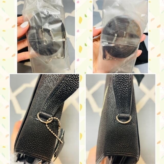 未使用!エイ革×本革レザー ウォレットバッグ ウォレット 未使用!エイ革×本革レザー ウォレットバッグ ウォレット
