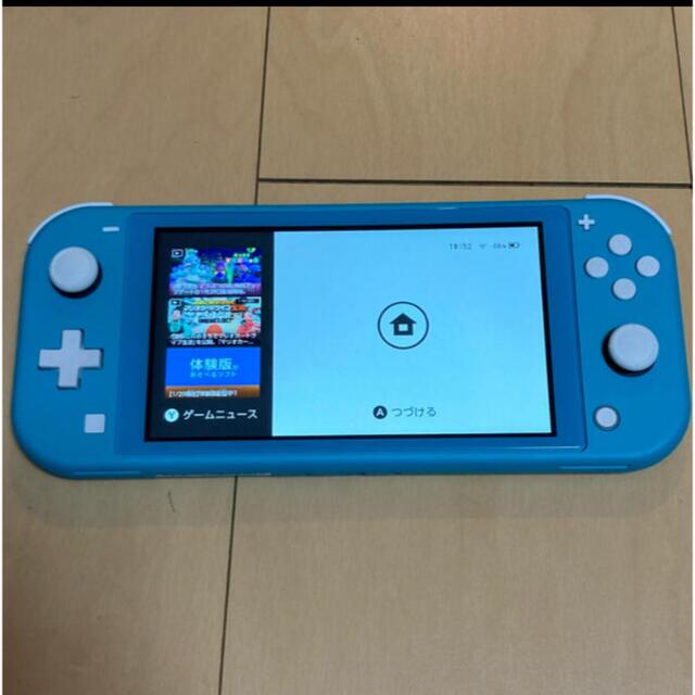 Nintendo Switch - 【最終値下げ】任天堂Switch light ターコイズの+
