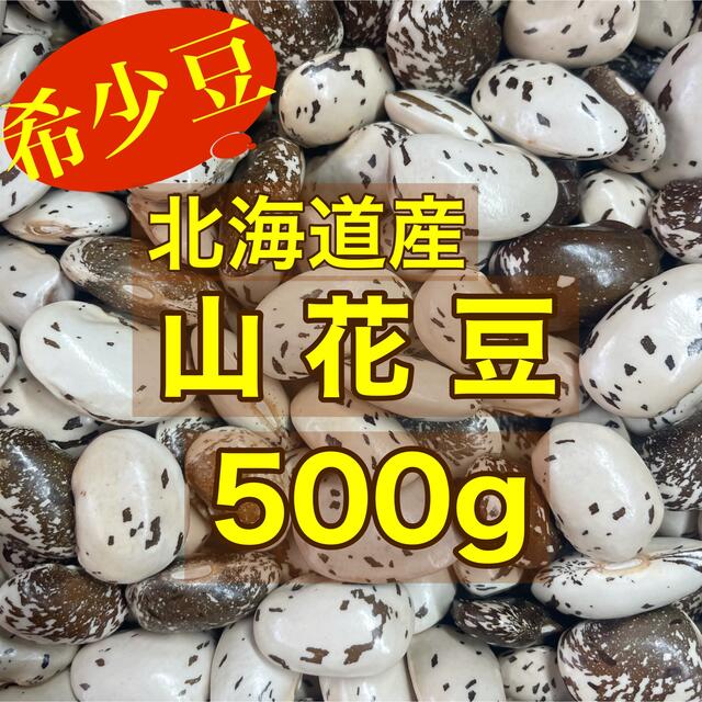 味を付けなくても美味しい【新豆】北海道産 山花豆500g 食品/飲料/酒の食品(野菜)の商品写真