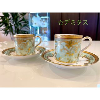 ノリタケ(Noritake)の☆レア☆ヴィンテージ　ノリタケ　デミタス　ロココ(食器)