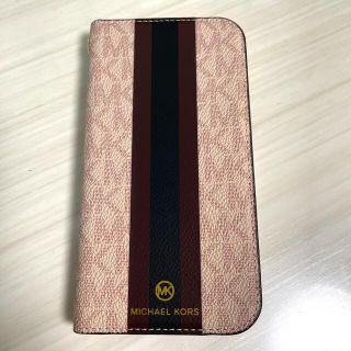 マイケルコース(Michael Kors)のマイケルコース iPhone12/12pro ピンク 手帳ケース(iPhoneケース)