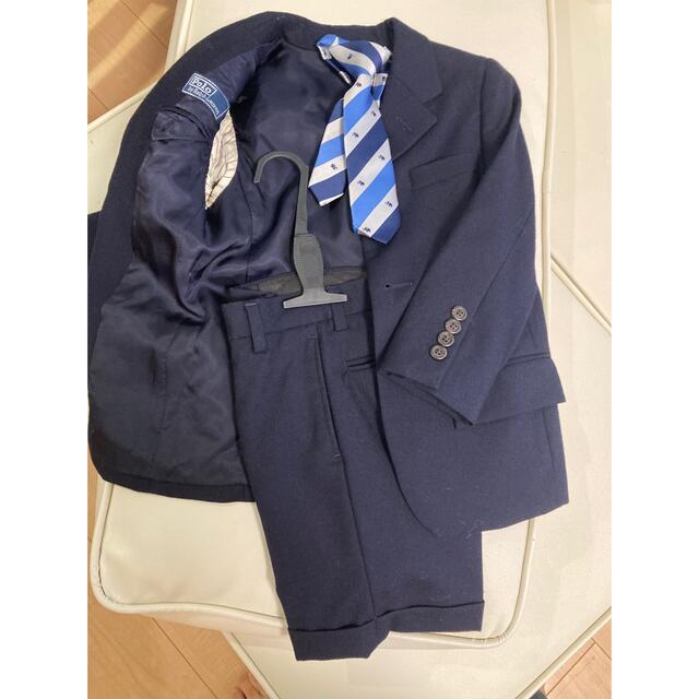 POLO RALPH LAUREN(ポロラルフローレン)のラルフローレン　ポロ　紺スーツ　110cm 卒園式　入学式 キッズ/ベビー/マタニティのキッズ服女の子用(90cm~)(ドレス/フォーマル)の商品写真