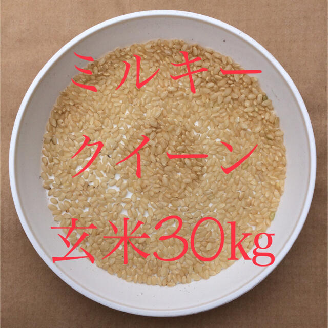 SpringSALE令和3年産『ミルキークイーン』玄米30㎏もちもち食感が人気