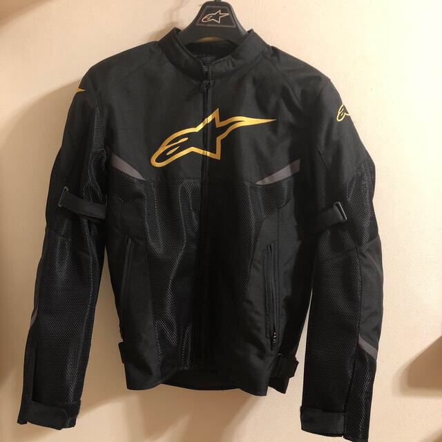 装備/装具美品　alpinestars バイク　メッシュジャケット　黒　L