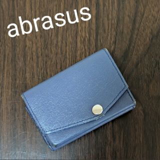 アブラサス(abrAsus)のアブラサス　ミニ財布　ネイビー(折り財布)