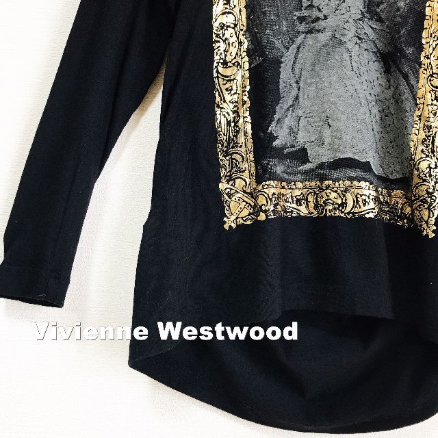 Vivienne Westwood(ヴィヴィアンウエストウッド)の【Vivienne Westwood】エリザベス ORB シルクロングカットソー レディースのトップス(カットソー(長袖/七分))の商品写真