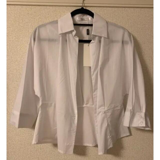 WHITE BLOUSE セクシーホワイトブラウス(新品) レディースのトップス(シャツ/ブラウス(長袖/七分))の商品写真