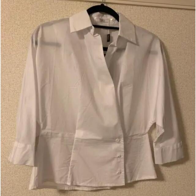 WHITE BLOUSE セクシーホワイトブラウス(新品) レディースのトップス(シャツ/ブラウス(長袖/七分))の商品写真