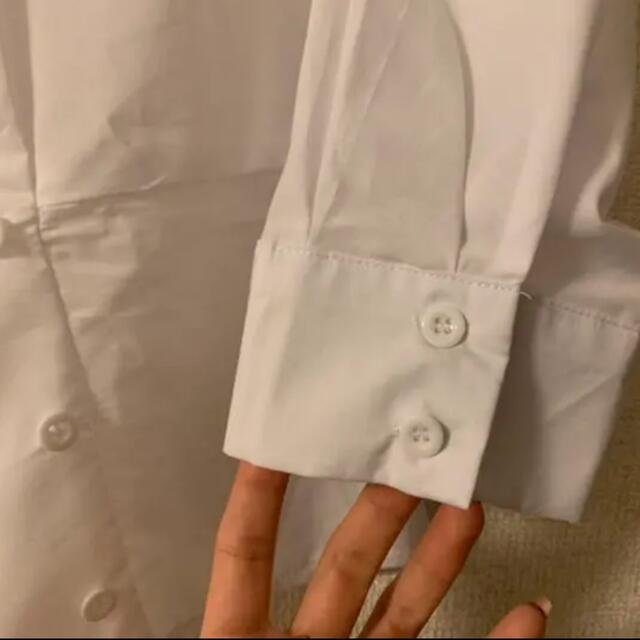 WHITE BLOUSE セクシーホワイトブラウス(新品) レディースのトップス(シャツ/ブラウス(長袖/七分))の商品写真