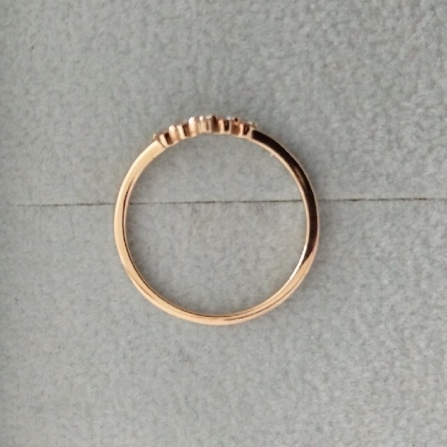 4℃(ヨンドシー)の【美品】4℃　K10YG  ダイヤモンドリング(８号) レディースのアクセサリー(リング(指輪))の商品写真
