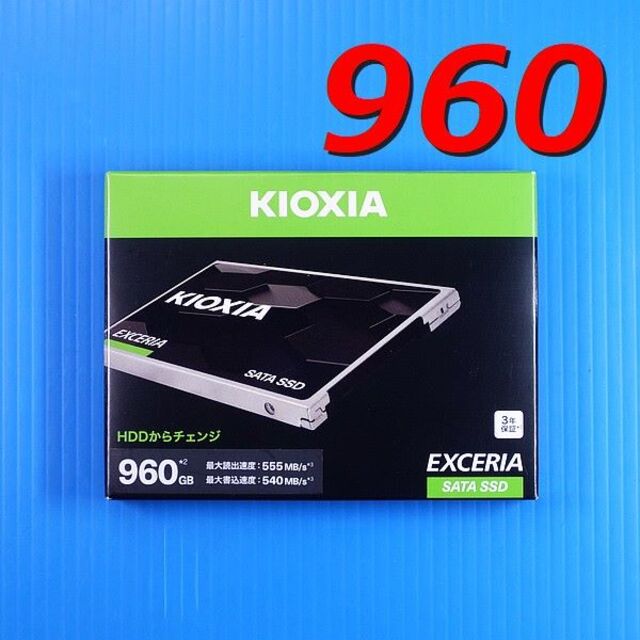 【SSD 960GB】KIOXIA SSD-CK960S/JPCパーツ