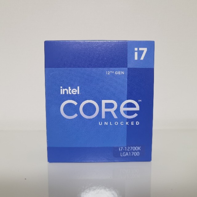 新品未開封(国内正規品)Intel CPU Core i7 12700K 納品書