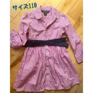 ラルフローレン(Ralph Lauren)の【ラルフローレン】シャツワンピース　サイズ４T/110♡(ワンピース)