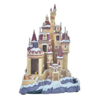 ビジョトヤジュウ(美女と野獣)の美女と野獣 フィギュア 城 Disney Castle Collection(キャラクターグッズ)