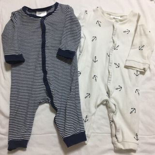 エイチアンドエム(H&M)の☆nana0121様ご専用☆【H&M】カバーオール4点セット☆2-4M☆62cm(カバーオール)