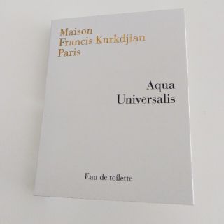 メゾンフランシスクルジャン(Maison Francis Kurkdjian)のメゾンフランシスクルジャン　アクアユニヴェルサリス　オードトワレ　2ml(ユニセックス)