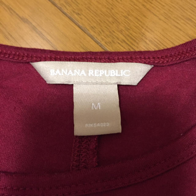 Banana Republic(バナナリパブリック)の【バナリパ】長袖Tシャツ ワインレッド レディースのトップス(Tシャツ(長袖/七分))の商品写真