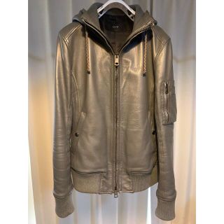 AKM - 定価23万 超美品 AKM ゴートレザー パーカー ジャケット wjk