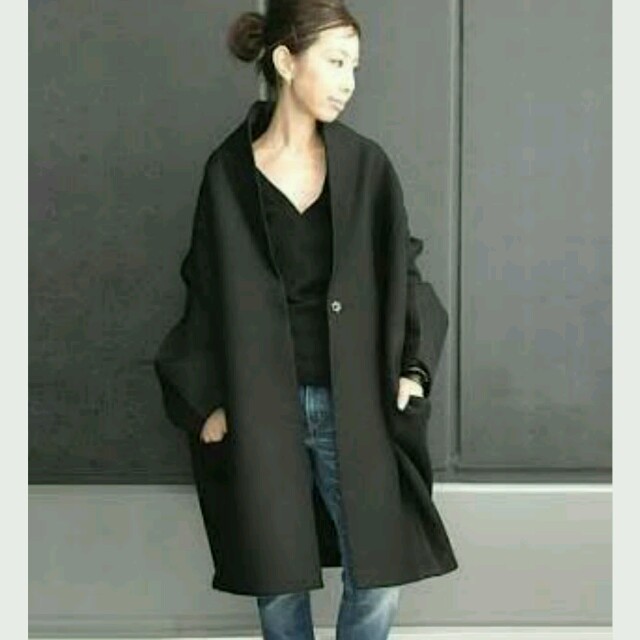 L'Appartement DEUXIEME CLASSE(アパルトモンドゥーズィエムクラス)の完売REALITY STUDIO WOOL COCOON VOLUME COAT レディースのジャケット/アウター(ガウンコート)の商品写真