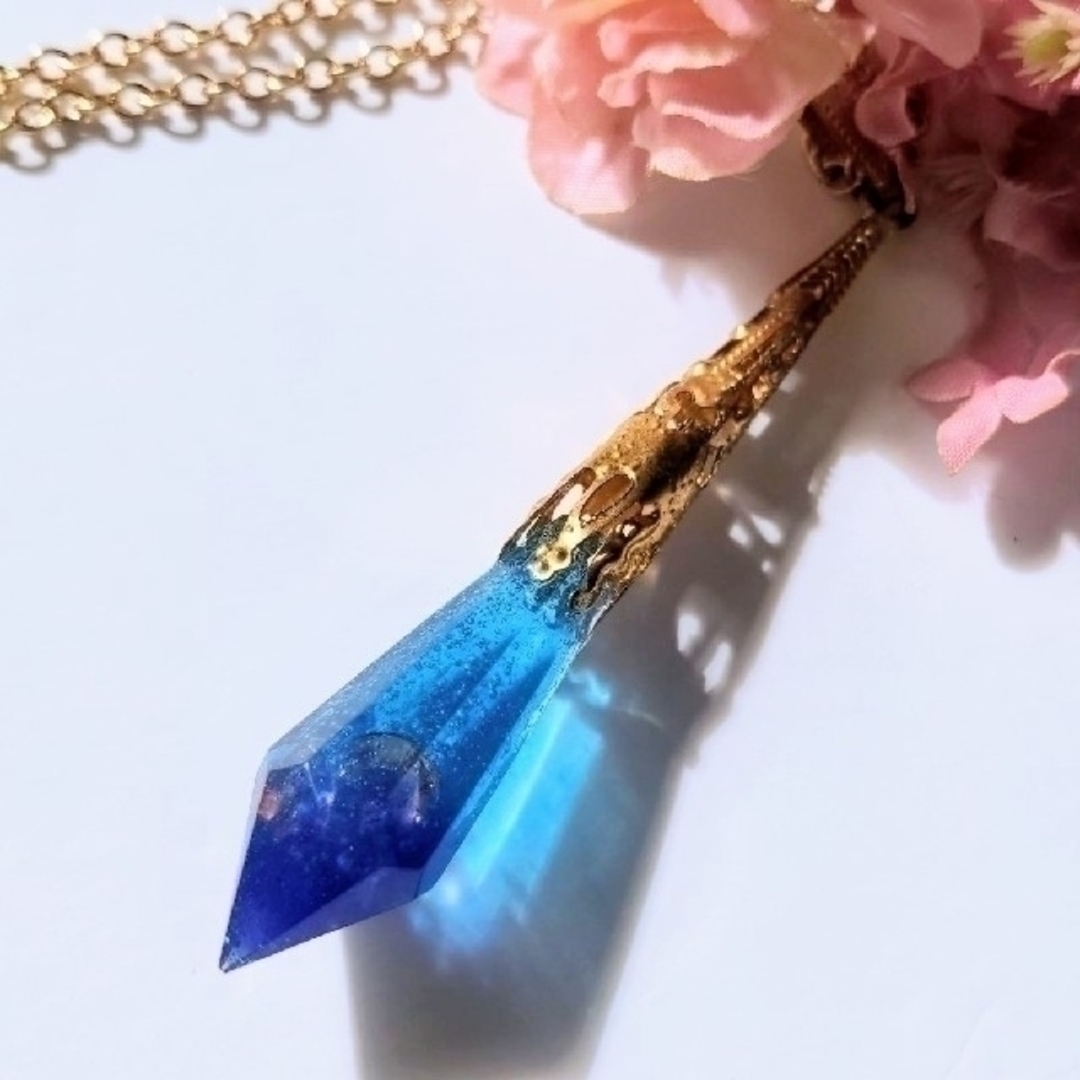 レジン レジンネックレス【ハンドメイド】04 | フリマアプリ ラクマ