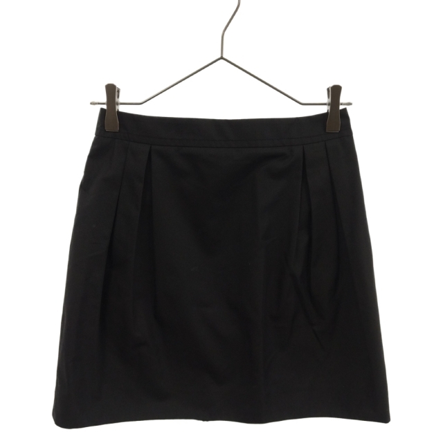 miumiu(ミュウミュウ)のmiumiu ミュウミュウ タックコットンスカート ブラック レディース レディースのスカート(ミニスカート)の商品写真