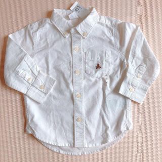 ベビーギャップ(babyGAP)の【新品】babyGAP  ボタンダウンシャツ　90(その他)