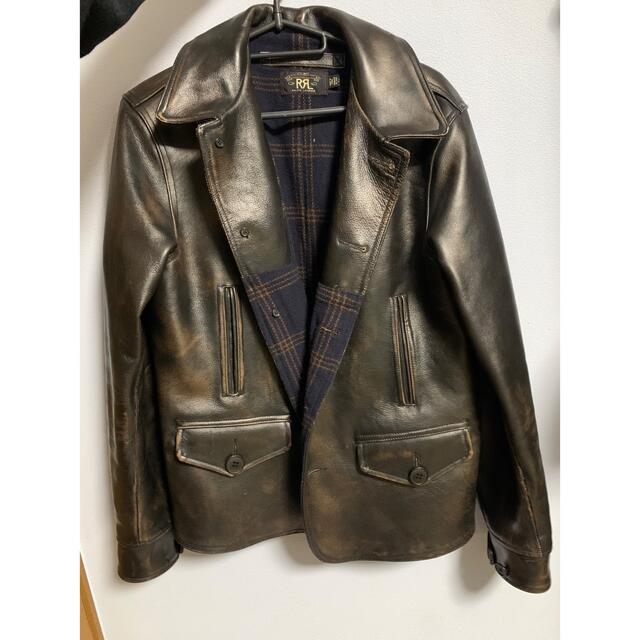 RRL - (シーズンオフ価格)RRL レザーカーコートの通販 by vaz RRL - (シーズンオフ価格)RRL レザーカーコートの通販 by vaz