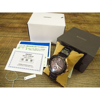 新品展示品 限定800本 セイコーブライツ SAGA254 電波ソーラー 腕時計