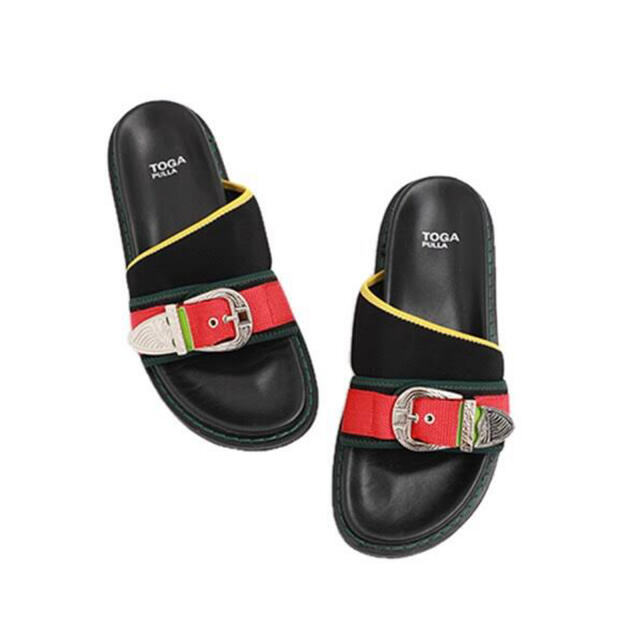 19ss 37 TOGA PULLA Metal buckle sandals