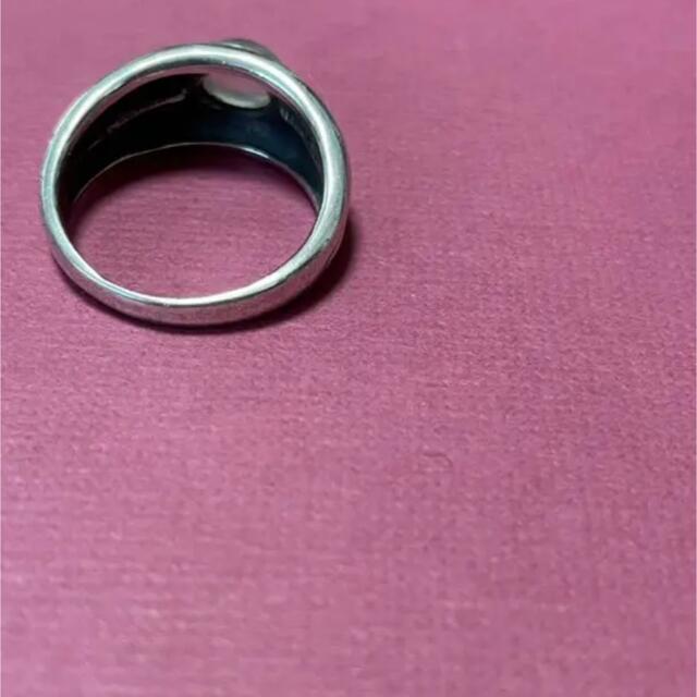 A749 used silver925 stone ring リング 指輪