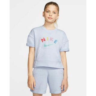 ナイキ(NIKE)の極美品 NIKE M / L ナイキ ジュニア ライトパープル トップス(パンツ/スパッツ)