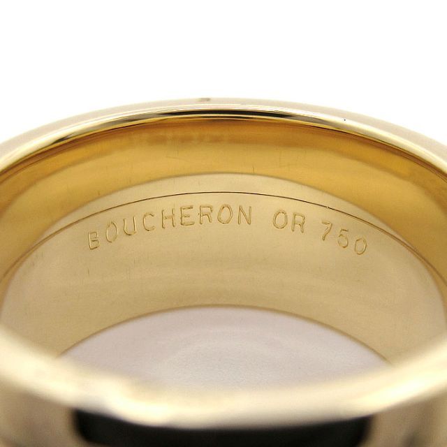 BOUCHERON(ブシュロン)の美品 新品仕上げ済 ブシュロン K18 ジッパーリング 指輪 BOUCHERON レディースのアクセサリー(リング(指輪))の商品写真