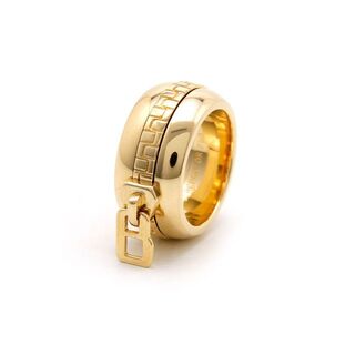 ブシュロン(BOUCHERON)の美品 新品仕上げ済 ブシュロン K18 ジッパーリング 指輪 BOUCHERON(リング(指輪))