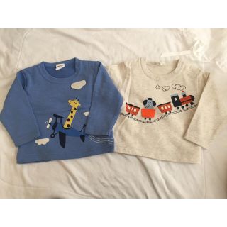 アカチャンホンポ(アカチャンホンポ)の☆ぷぅー様ご専用☆【アカチャンホンポ】ティシャツ 2枚セット☆70cm(Ｔシャツ)