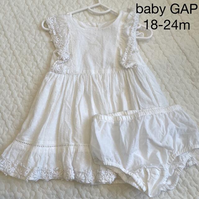 babyGAP(ベビーギャップ)の美品　baby GAP ワンピース キッズ/ベビー/マタニティのキッズ服女の子用(90cm~)(ワンピース)の商品写真