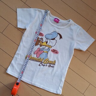 ディズニー(Disney)の一度着用自宅保管 130 ドナルド ディズニー Tシャツ 半袖 ティーシャツ(Tシャツ/カットソー)