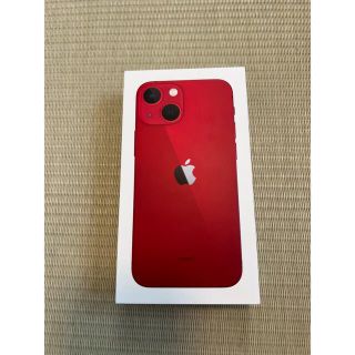 アイフォーン(iPhone)の新品未使用☆iPhone13mini レッド128GB  SIMフリー(スマートフォン本体)