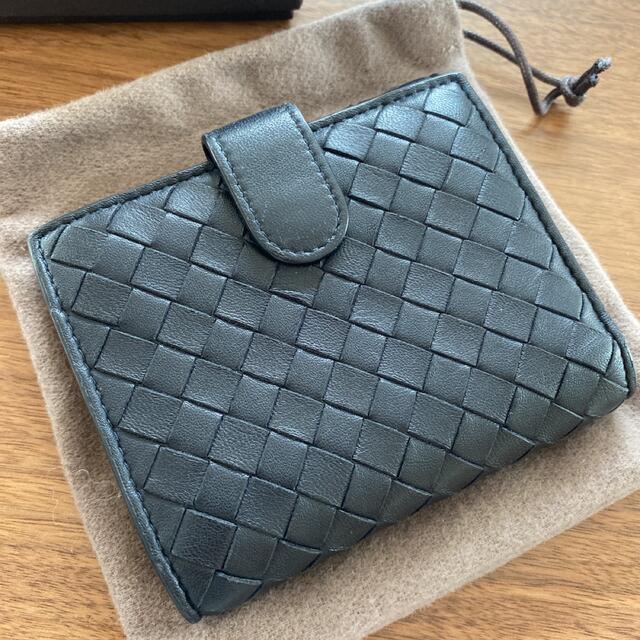 Bottega Veneta(ボッテガヴェネタ)の美品！ ☆ボッテガべネタ☆ イントレチャート 二つ折り財布 折財布 メンズのファッション小物(折り財布)の商品写真