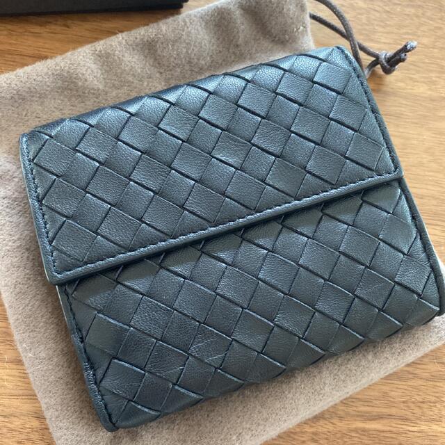 Bottega Veneta(ボッテガヴェネタ)の美品！ ☆ボッテガべネタ☆ イントレチャート 二つ折り財布 折財布 メンズのファッション小物(折り財布)の商品写真