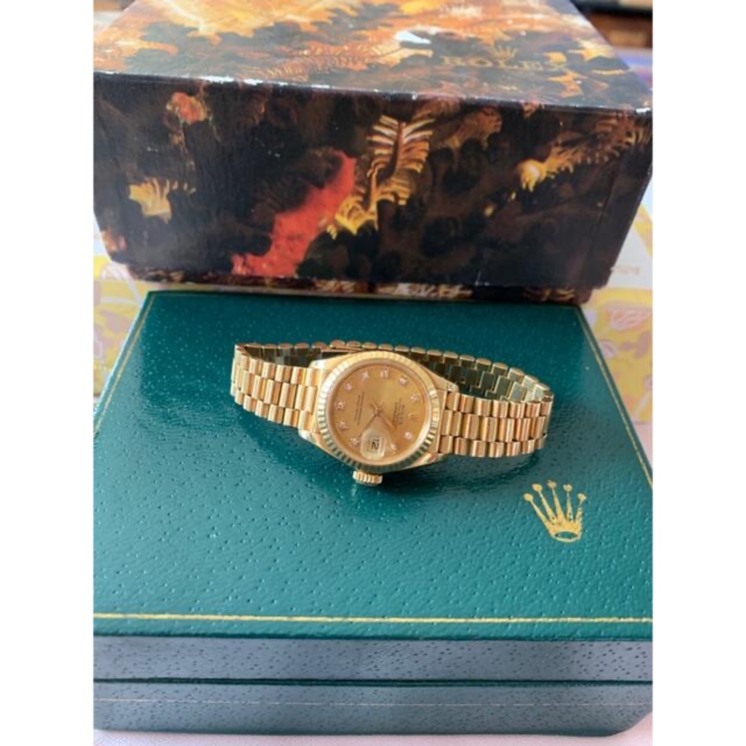 ROLEX - ♛ROLEX レディース 腕時計 K18 金無垢の通販 by まゆ's ROLEX - ♛ROLEX レディース 腕時計 K18 金無垢の通販 by まゆ's