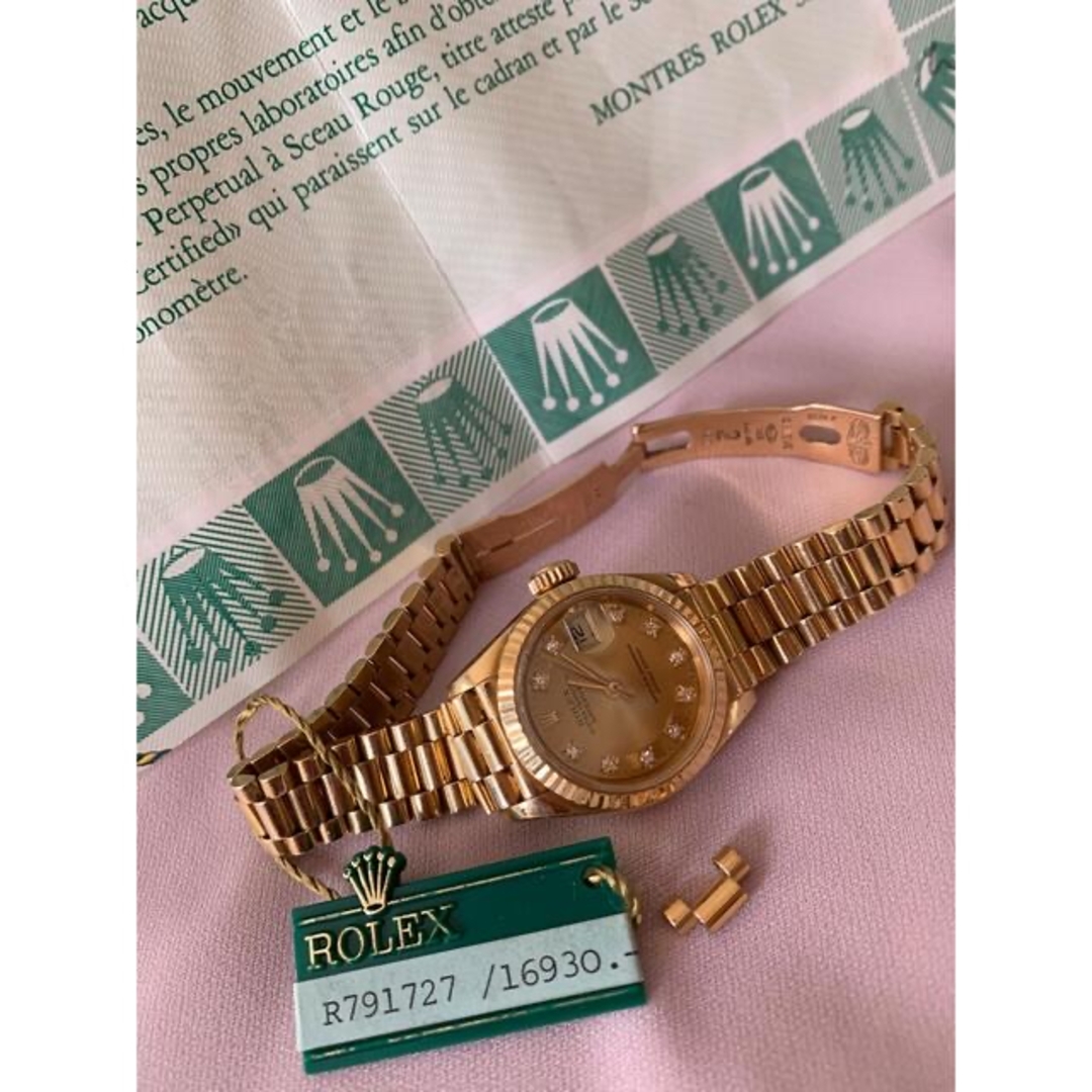 ROLEX - ♛ROLEX レディース 腕時計 K18 金無垢の通販 by まゆ's ROLEX - ♛ROLEX レディース 腕時計 K18 金無垢の通販 by まゆ's