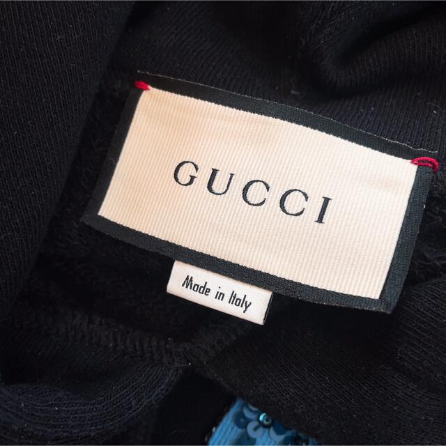 Gucci ♡ スパンコール ロゴパーカー