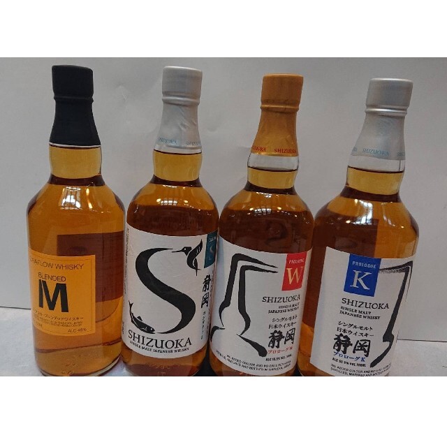 食品/飲料/酒静岡蒸留所ガイアフロー  k/w/s/m4本セット