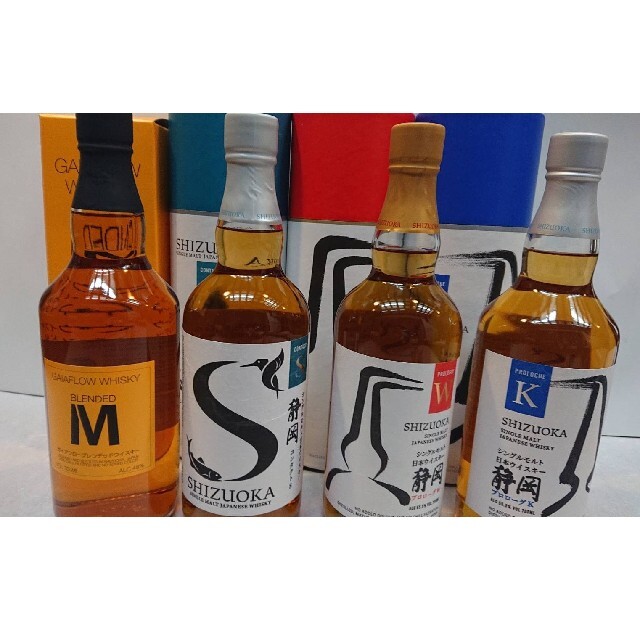 食品/飲料/酒静岡蒸留所ガイアフロー  k/w/s/m4本セット