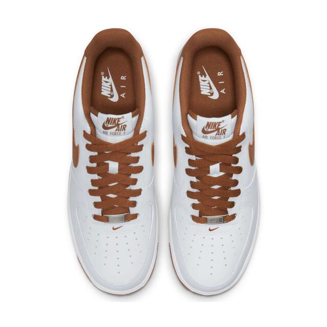 NIKE - 24.0㎝ NIKE エアフォース1 07ホワイト ブラウンの通販 by momo ...