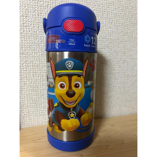 THERMOS(サーモス)の未使用新品❣️サーモス　ストローボトル　パウパト　ブルー　F410 F401 キッズ/ベビー/マタニティの授乳/お食事用品(水筒)の商品写真