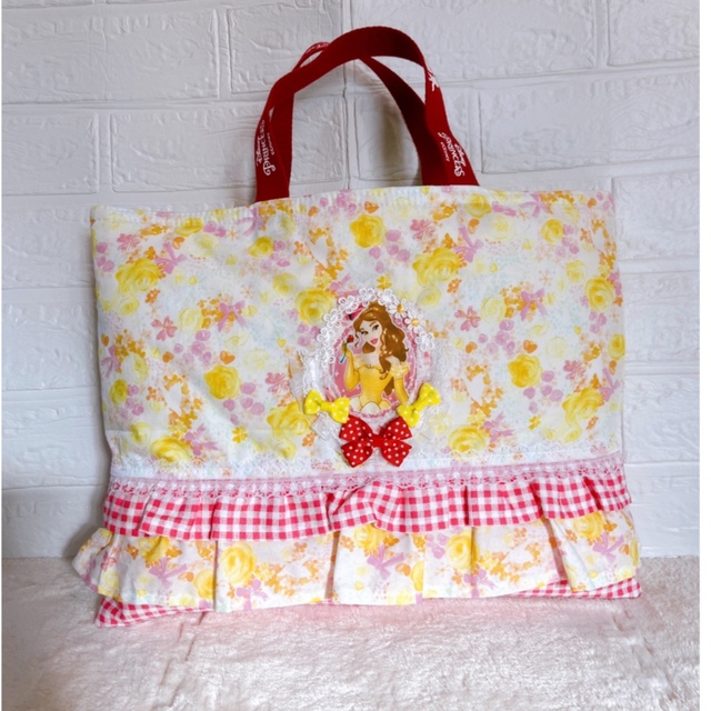 バーゲンで プリンセス*ベル 通園 ハンドメイド レッスンバッグ