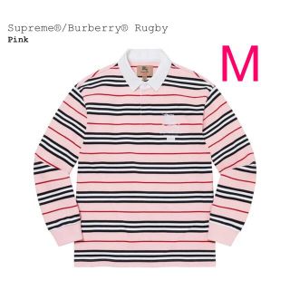 シュプリーム(Supreme)のSupreme Burberry Rugby   Pink M(シャツ)